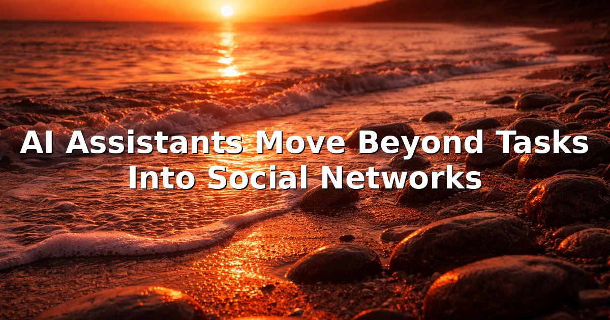 AI Assistants Move Beyond Tasks Into Social Networks